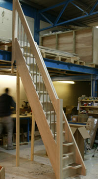 Ash 40 Spacesaver Staircase