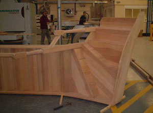 Parana pine winder staircase