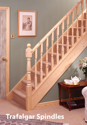 Pine Turned Newel posts and Spindles