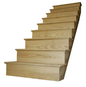 wooden stairs sketch